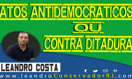 atos antidemocráticos ou contra ditadura